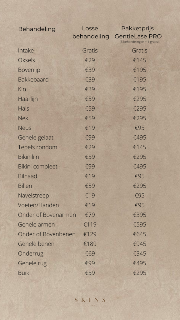 GentleLase pro SKINS clinic
